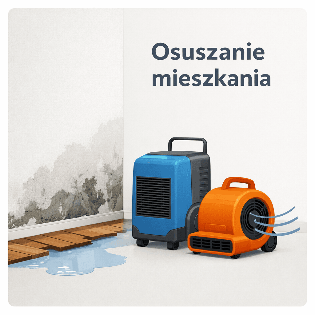 Jak szybko osuszyć mieszkanie po zalaniu i remoncie