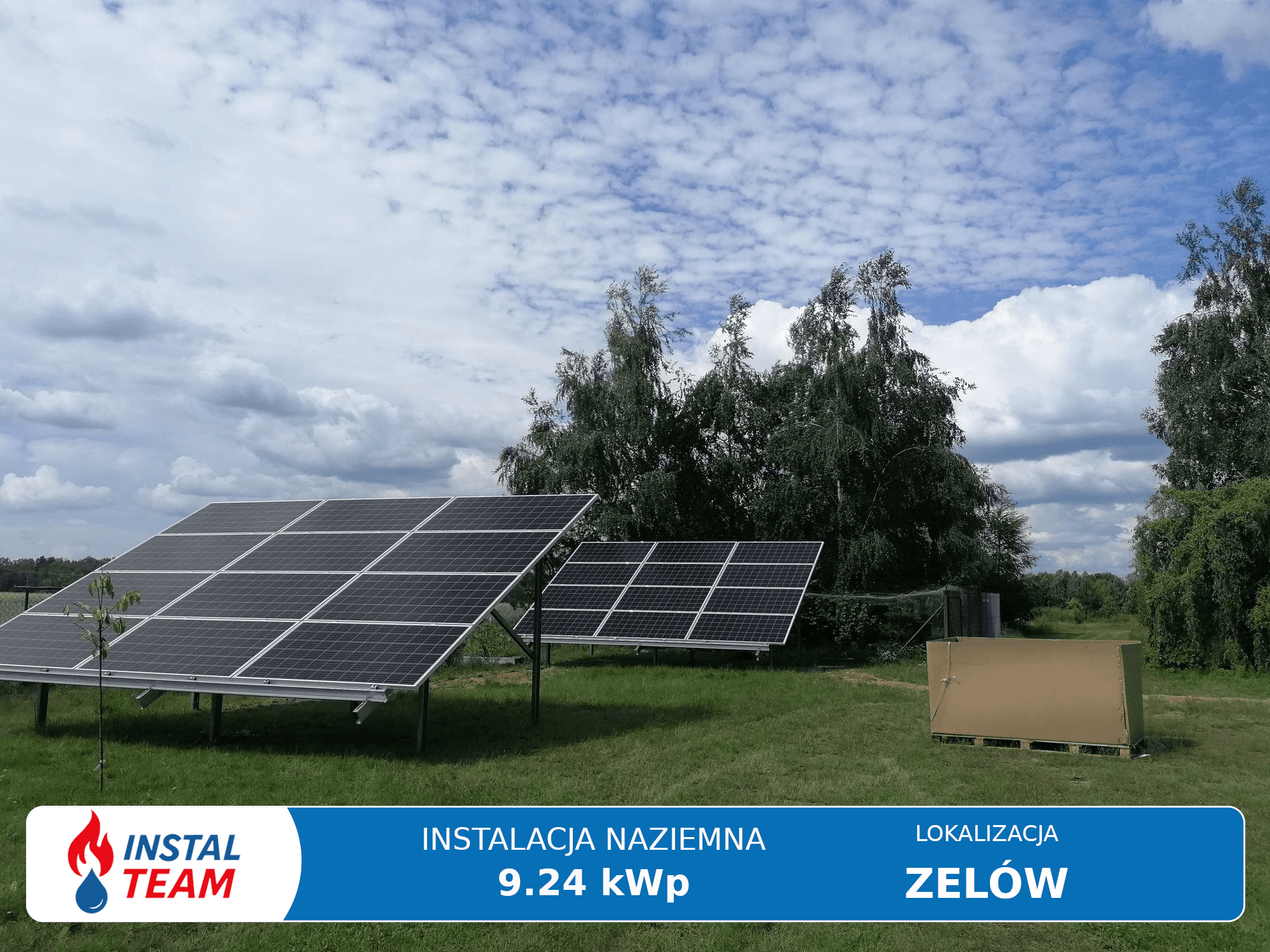 Fotowoltaika w Zelów, instalacja naziemna 9.24 KWP